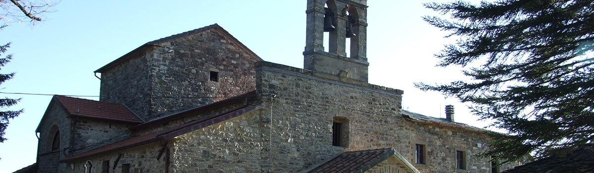 Immagini dell'abbazia francescana di S.Maria a Rofelle a Badia Tedalda