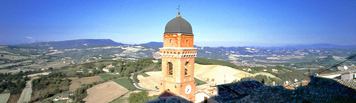 Immagine della vista panoramica da Frontone